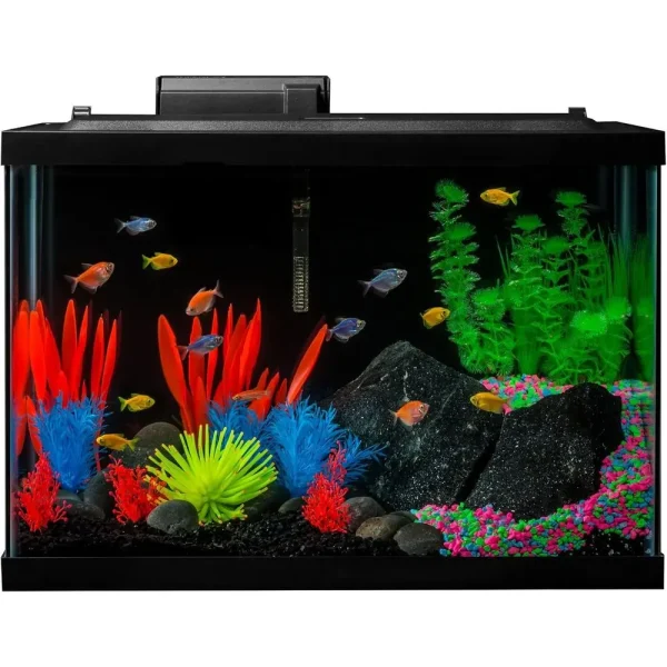 20 Gallon Aquarium Kit with LED Lights