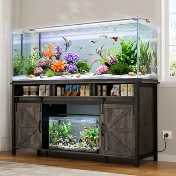 Fish Tank Stand with Power Outlet