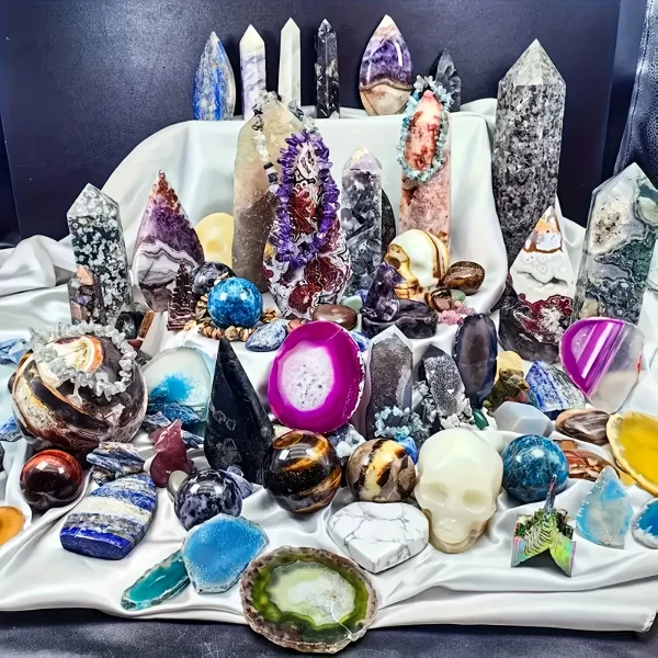 1lb-3lb Crystal Gift Box-Mixed Raw Stone